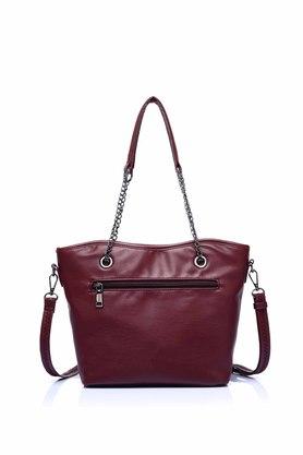 Buy CAPRESE Womens CICELY Faux Leather Zip Closure Satchel Handbag