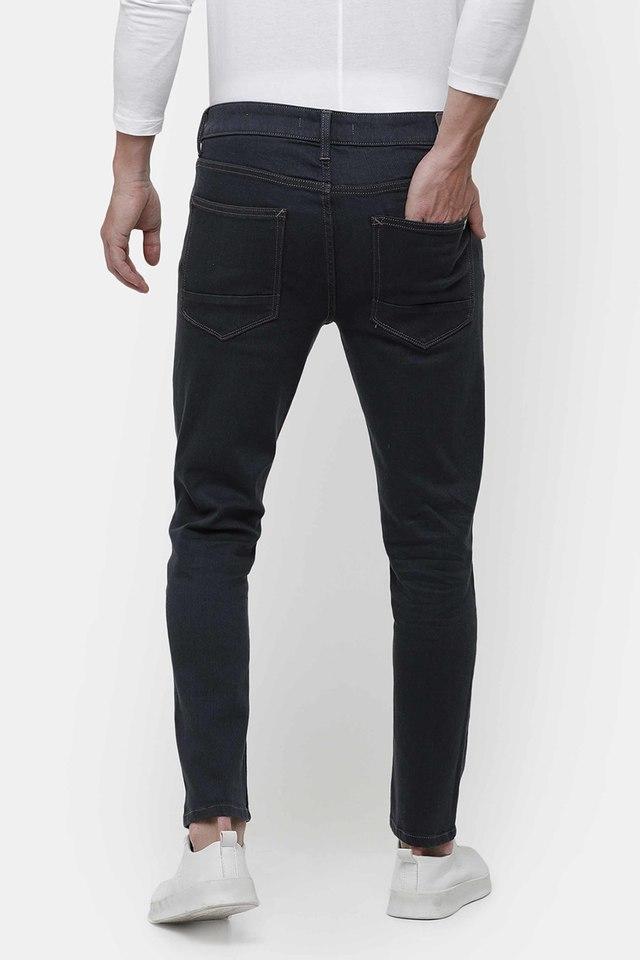 Buy VOI JEANS Mid Tone Polyester Cotton Skinny Fit Men's Jeans