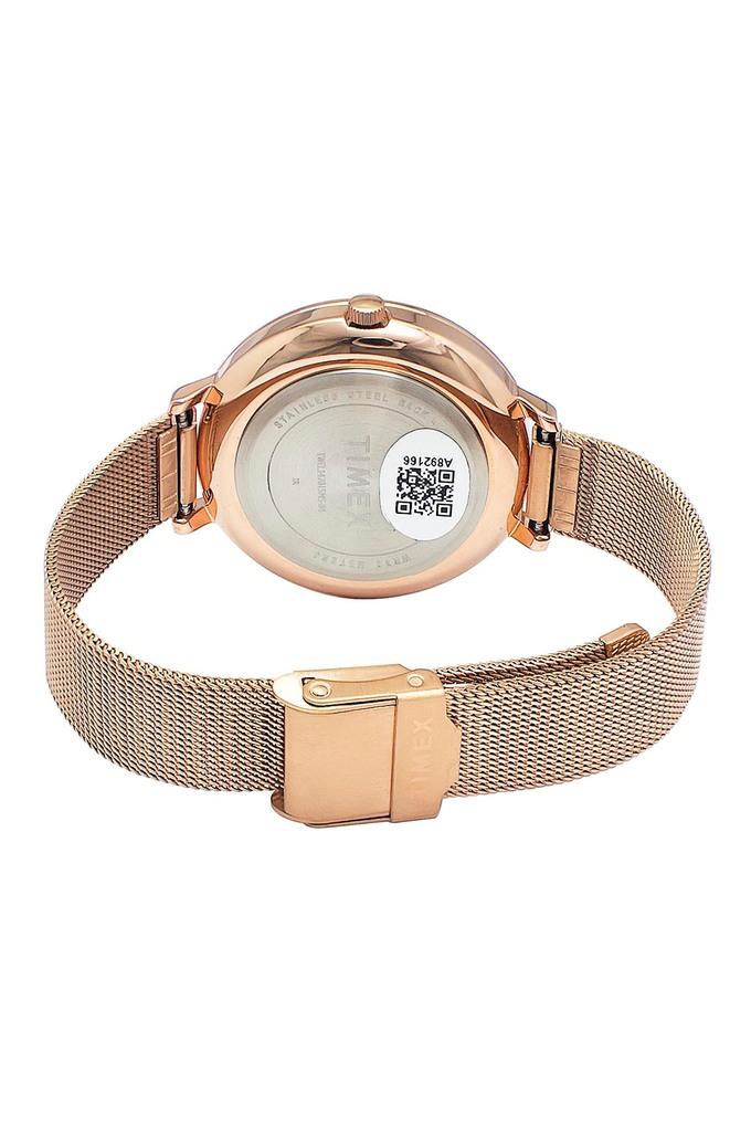 Buy TIMEX Womens Rose Gold Brass Analog Watch TWEL14701