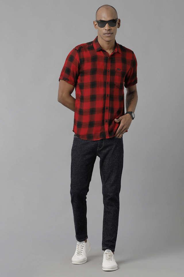 Casual shirt with hot sale black jeans