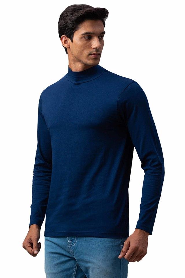 Turtle neck t store shirt for men