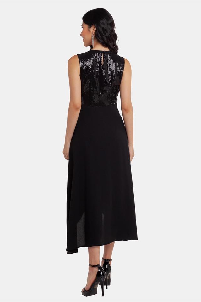 Zink london black maxi sales dress