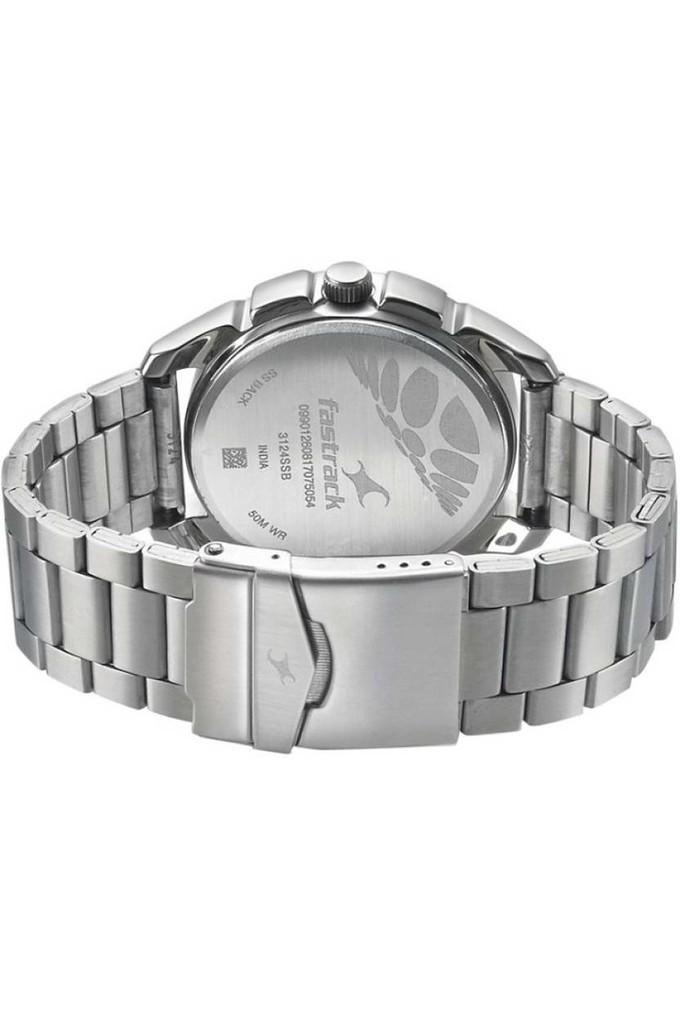 Fastrack titan ss 2025 back 50m wr