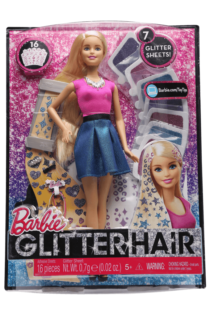 barbie glitter doll