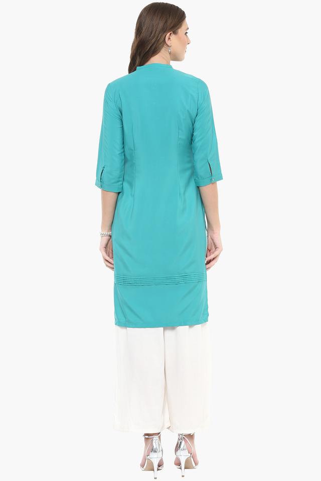 W -  Green Kurtas, kurtis & tops - Main