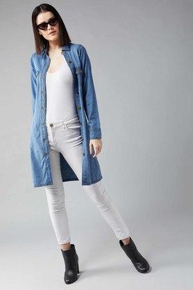 Denim on sale shrug jacket