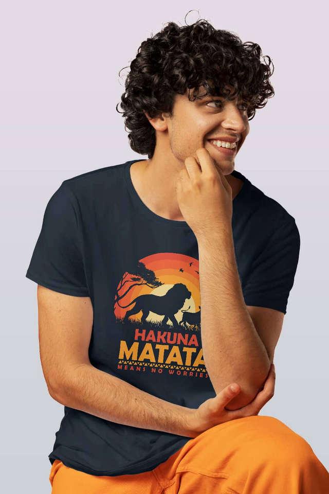 Hakuna matata men's t shirt clearance