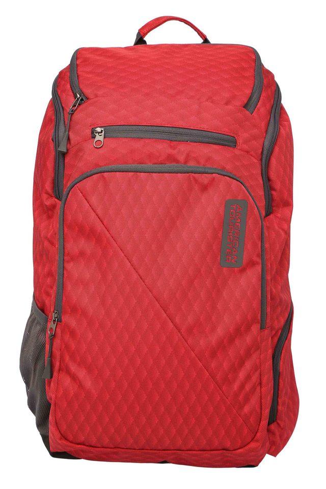 Buy AMERICAN TOURISTER Red Unisex Zipper Closure Backpack Shoppers Stop