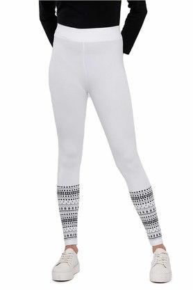 Skinny Fit Ankle Length Length Viscose Women's Leggings