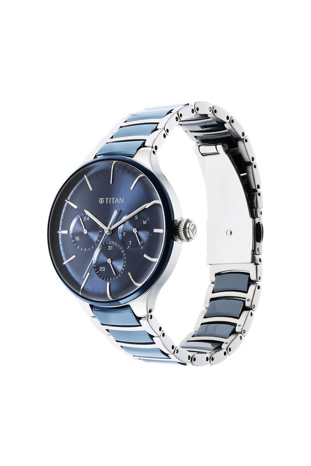 Titan ceramic deals watch blue