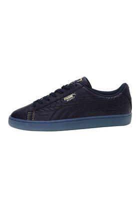 Puma blue outlet leather shoes