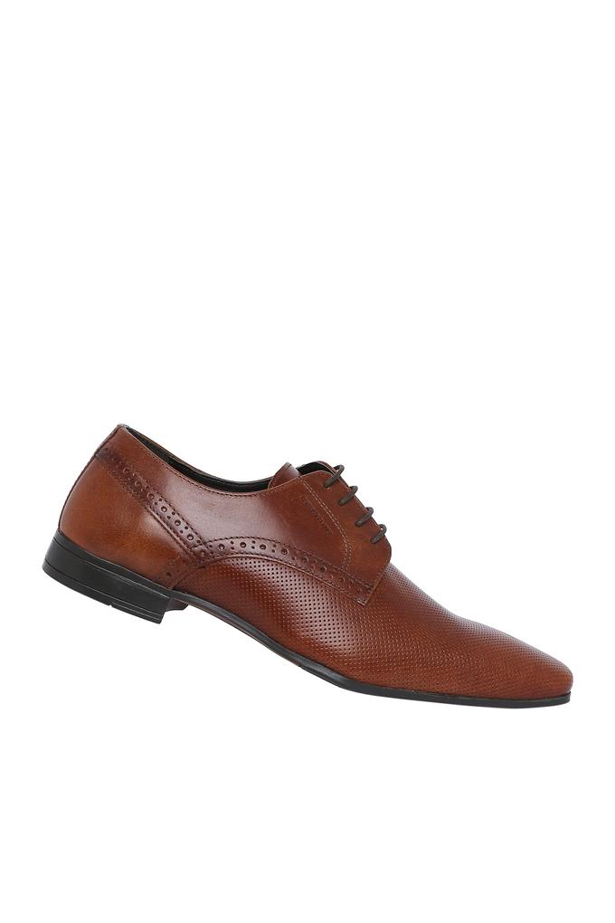 Red tape leather store shoes for mens