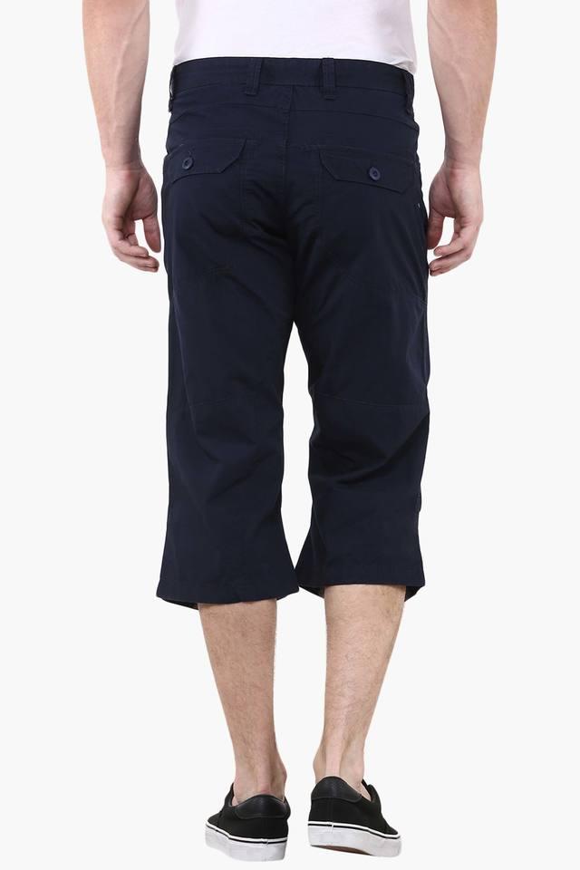 Mens 3/4 Long Length Elasticated Shorts Waist Cargo Combat Three Quarter  Pants | Fruugo QA