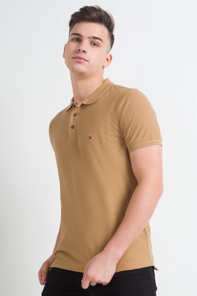 Structured Organic Cotton Slim Fit Mens T-Shirt