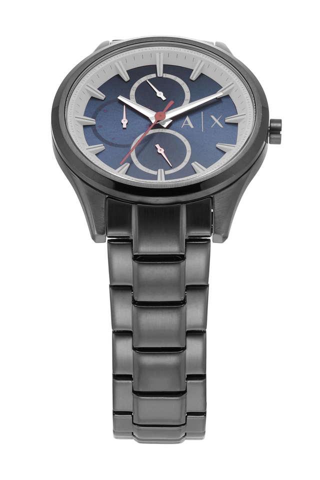 Armani exchange men's drexler on sale blue chronograph stainless steel watch