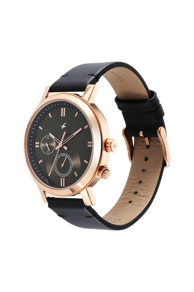 Fastrack leather watches online for mens