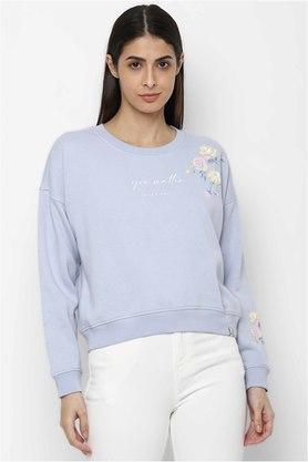 Pale blue cheap sweatshirt womens