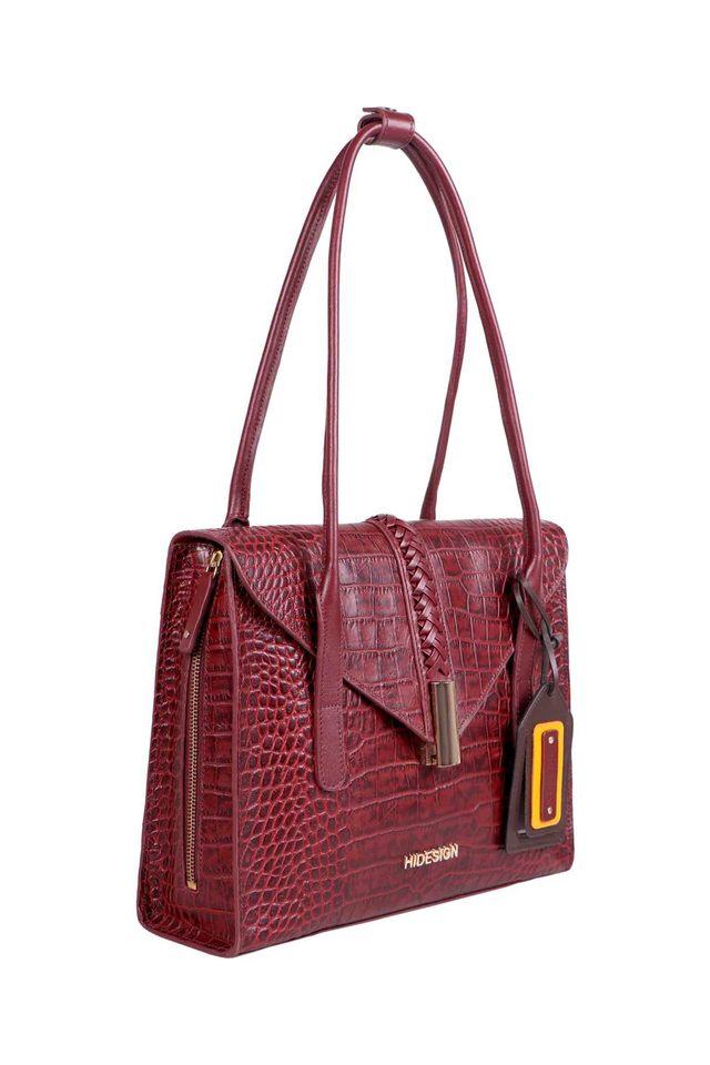 Buy CAPRESE Red Faux Leather Womens Casual Large Tote Hand Bag | Shoppers  Stop