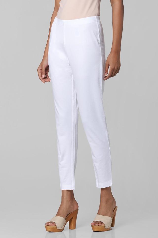 White Cotton Lycra Pant in Delhi at best price by Creative INDIA Kurti  Palace - Justdial