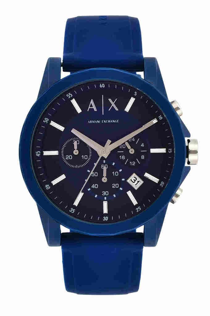 Buy ARMANI EXCHANGE Mens Outer Banks Blue Dial