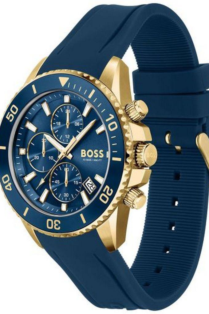 Gold hugo boss discount watch blue face