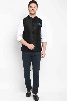 Black hotsell nehru coat