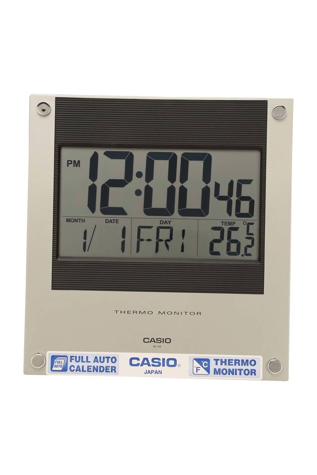Buy CASIO Rectangular Digital Wall Clock with Stand Shoppers Stop
