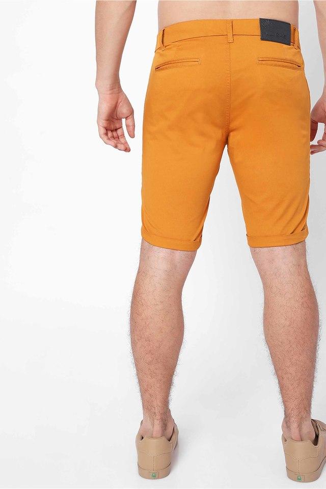 Buy GAS Solid Twill Slim Fit Mens Shorts Shoppers Stop