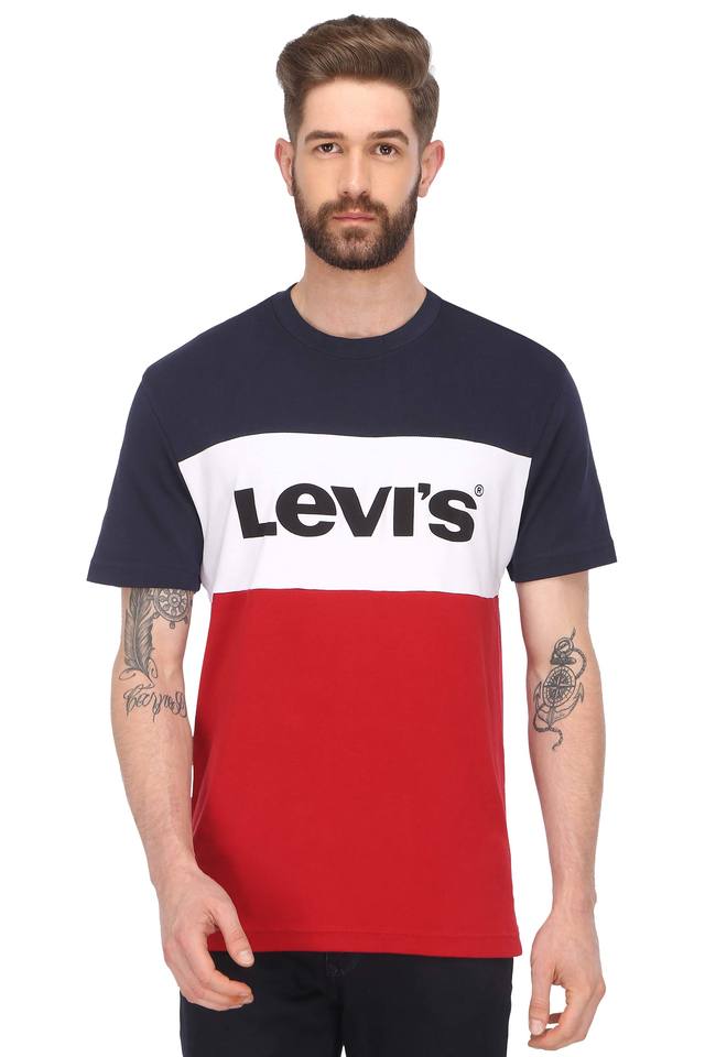 Levis color block tee best sale