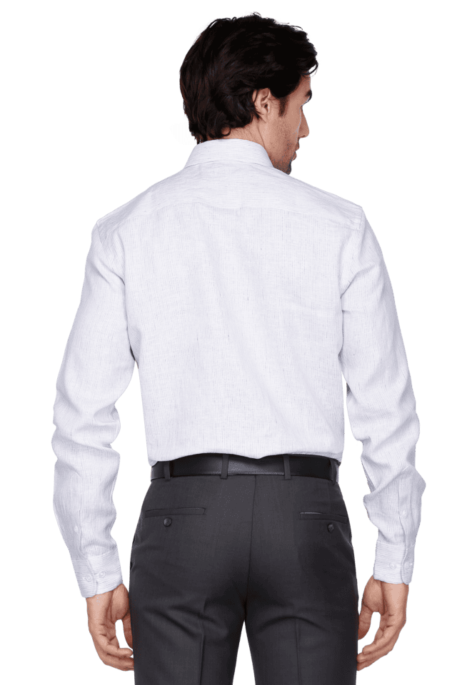 Buy ZODIAC Mens Full Sleeves Slim Fit Formal Stripe Shirt Shoppers Stop