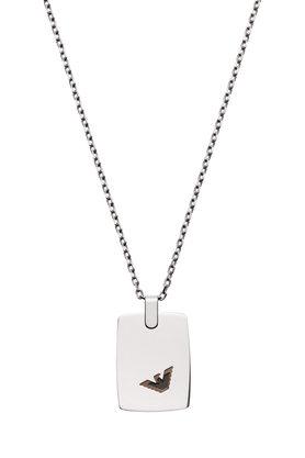 Armani dog tag clearance chain