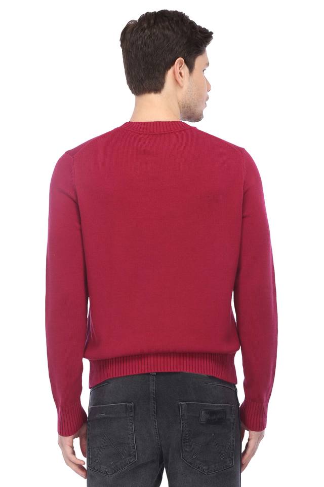 Calvin Klein Jeans Printed Men Round Neck Red T-Shirt - Buy Calvin Klein  Jeans Printed Men Round Neck Red T-Shirt Online at Best Prices in India