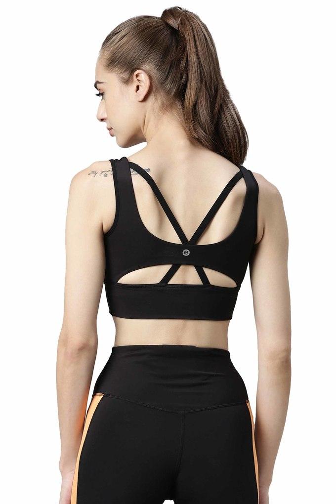 Plain Cotton Blend Women,s Non Padded Sports Bra at Rs 70/piece in