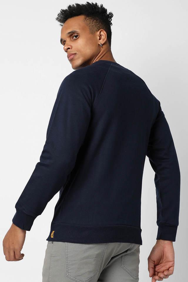 Campus sutra full 2025 sleeve solid men's sweatshirt