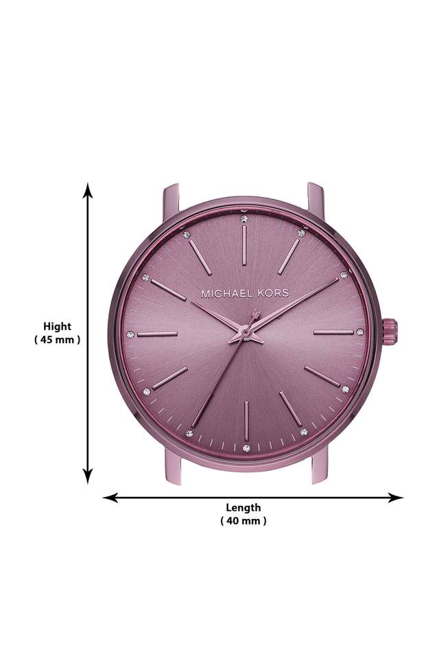 Buy MICHAEL KORS undefined Womens Pyper Purple Dial Stainless Steel Analogue Watch MK4524 Shoppers Stop