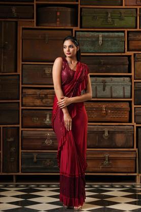 Fusion wear saree sale