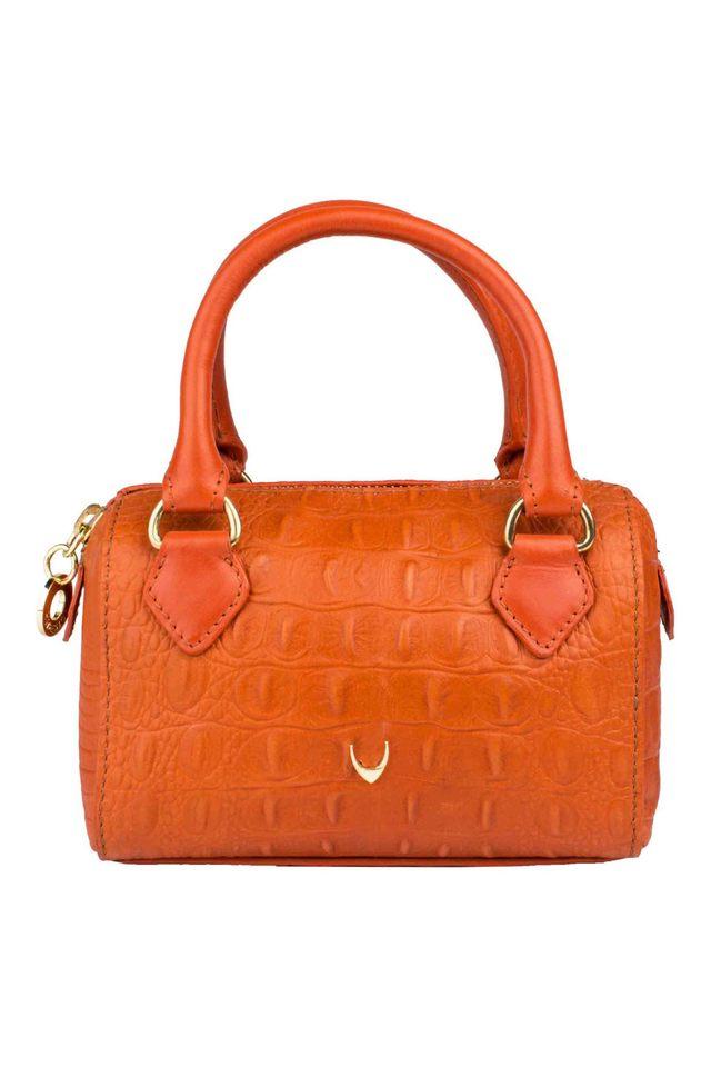 Buy Orange Small Boxy Sling Bag Online - Hidesign