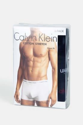 Buy CALVIN KLEIN UNDERWEAR Solid Cotton Lycra Regular Fit Mens