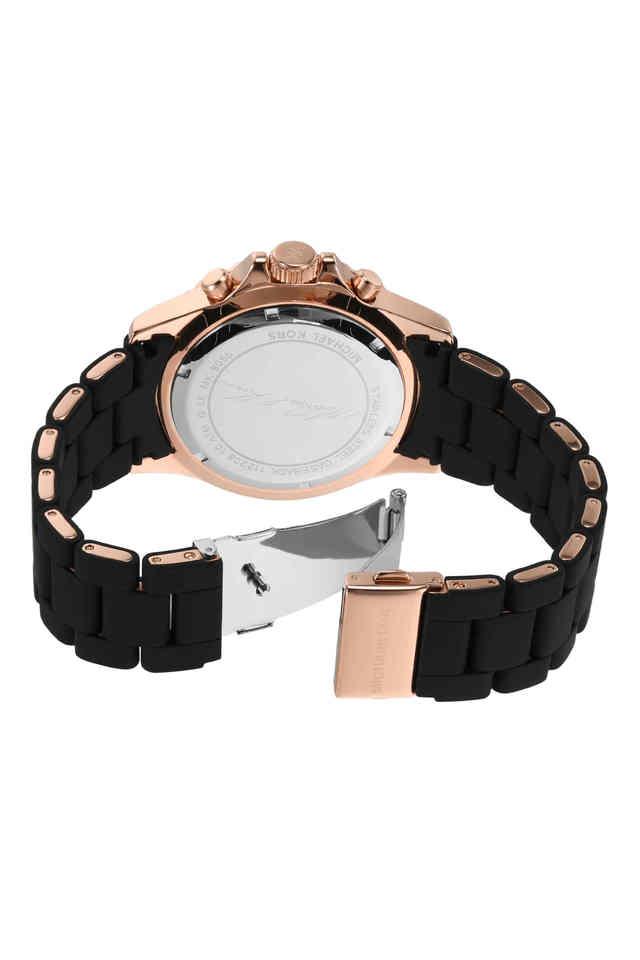 Michael kors ceramic outlet watch black