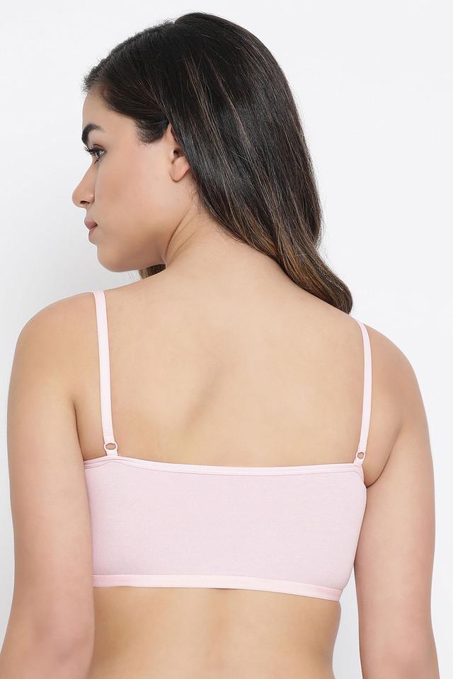 Buy Clovia Padded Non-Wired Medium Coverage Backless Bra - Pink at