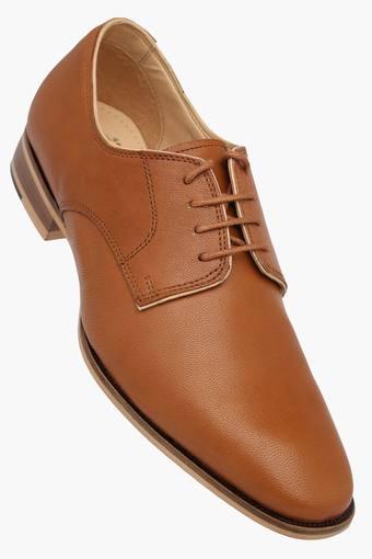 franco leone tan formal shoes
