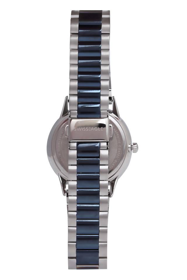 Buy SWISS EAGLE undefined Womens White Dial Metallic Analogue Watch 9166 11 Shoppers Stop