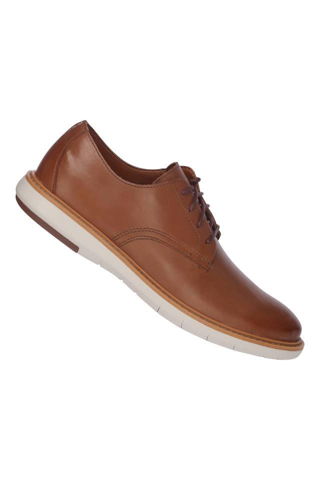 CLARKS -  Tan Casuals Shoes - Main