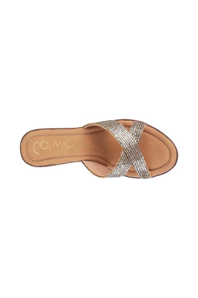 Catwalk Women Bronze Sandals - Buy Catwalk Women Bronze Sandals online in  India