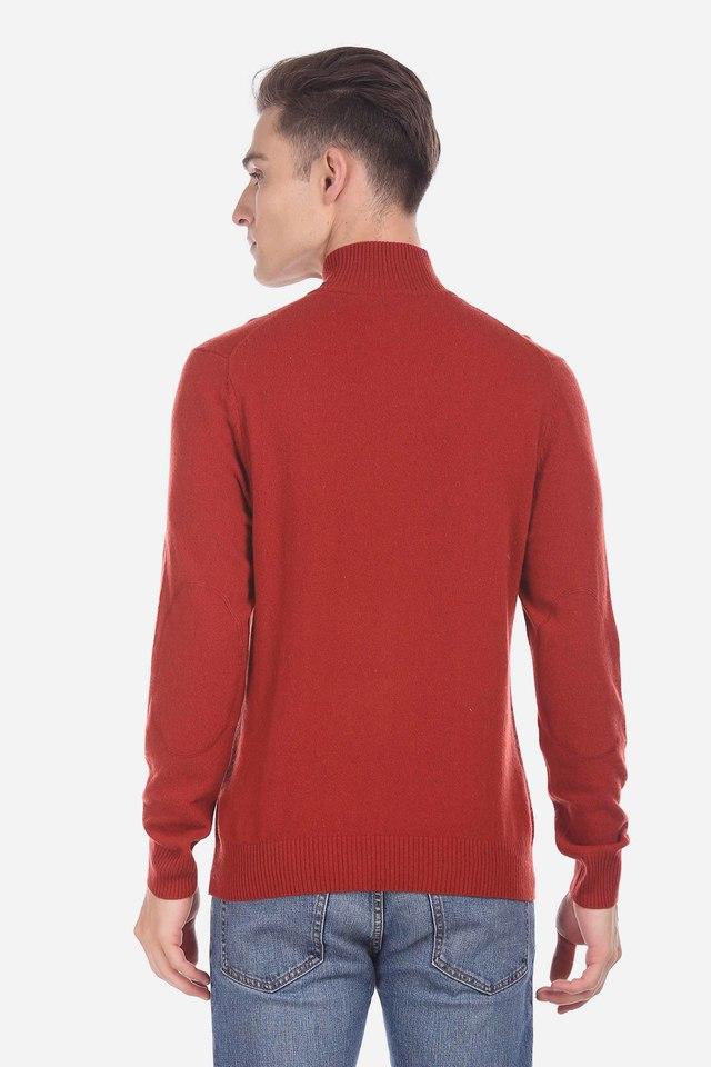 Men's polo half online zip sweater