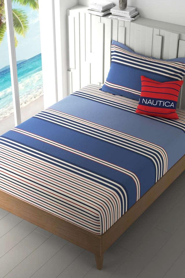 Nautica Cotton Blend Solid Fitted Sheet - On Sale - Bed Bath