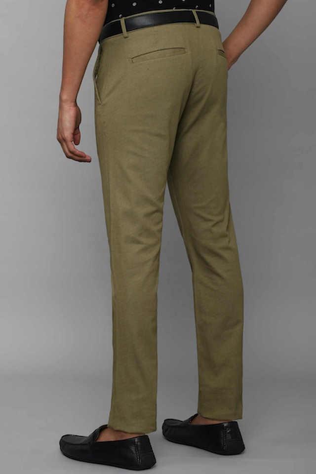 Buy Green Trousers  Pants for Men by ALLEN SOLLY Online  Ajiocom