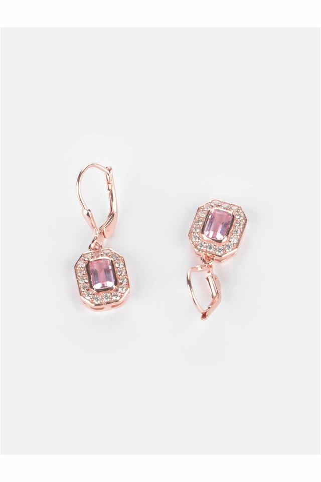 2Ct Round Cut Moissanite Drop Dangle Earrings 14K Rose Gold Plated Silver |  eBay