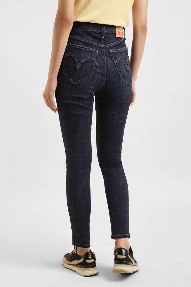 Levi's high waisted taper jean in midwash blue