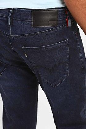 Redloop Collection Dark Wash Cotton Polyester 511 Slim Fit Mens Jeans